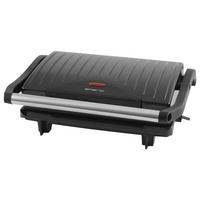 Emerio Kontaktgrill CG-110291.5 schwarz Edelstahl Kunststoff B/H/L: ca. 25x11x31 cm Kontaktgrill CG-110291.5 - schwarz (31,00/25,00/11,00cm) - Emerio