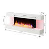 RICHEN Wandkamin Elektrischer-Kamin Hestia weiß MDF B/H/T: ca. 152x58,9x25 cm Elekt.-Kamin Hestia EF197A-MT197E - weiß (152,00/58,90/25,00cm) - RICHEN