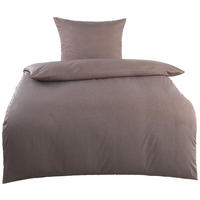 Microfaser Bettwäsche Bettwäsche_Microfaser-Melange braun - braun (135,00/200,00cm) - beau rêve