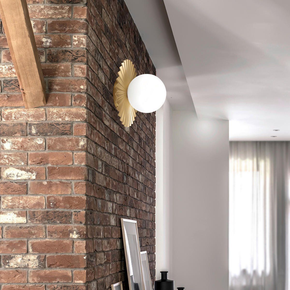 Lamkur Wandleuchte Kupfer Stahl Glas B/H/L: ca. 20x20x20 cm G9 1 Brennstellen Chita - Kupfer (20,00/20,00/20,00cm) - Lamkur