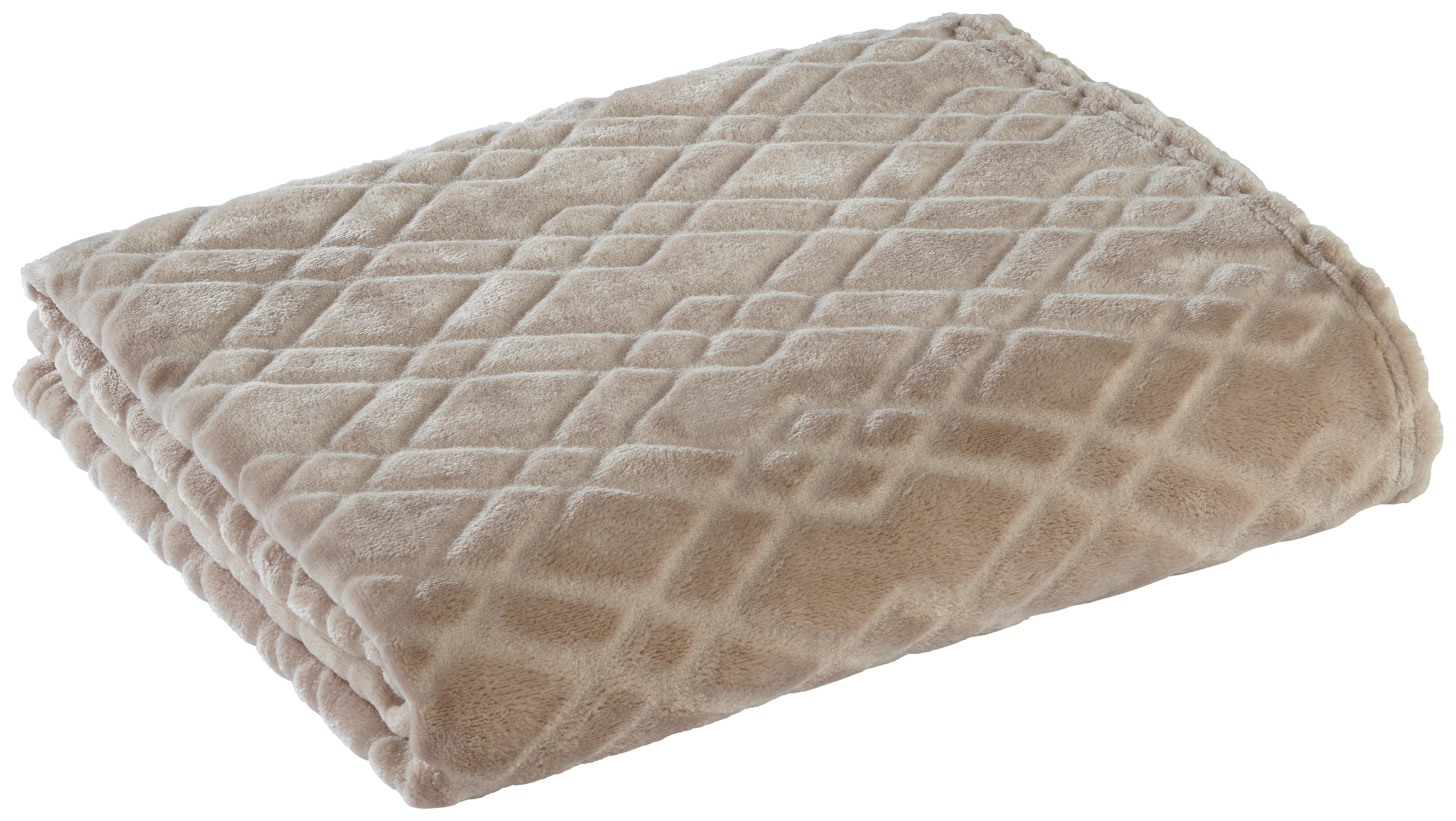 Flanelldecke Flanelldecke_Diamant 140x180cm kitt - kitt (140,00/180,00cm)