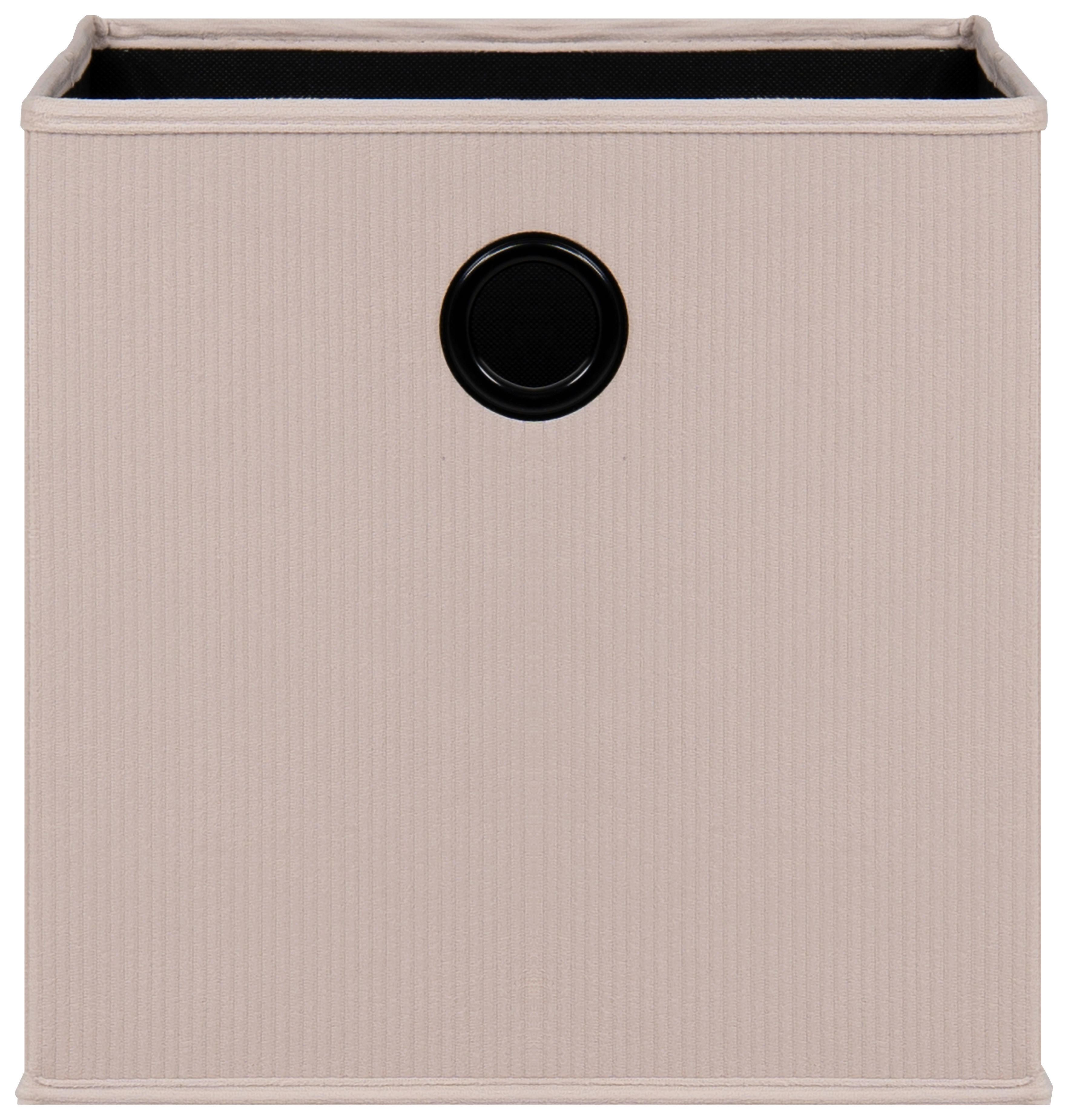 Stoffbox beige B/H/T: ca. 32x32x32 cm Stoffbox_1 3753 - beige (32,00/32,00/32,00cm)