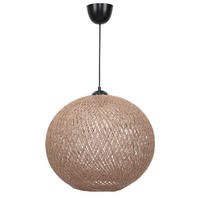 Opviq Pendelleuchte creme B/H/T/L/D: ca. 38x70x38x38x38 cm E27 1 Brennstellen Pendelleuchte_189 - creme (38,00/38,00/70,00cm) - Opviq