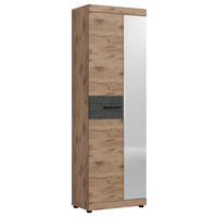 Garderobenschrank Roxy Eiche Viking Nachbildung B/H/T: ca. 65x201x38 cm Roxy - (65,00/201,00/38,00cm)