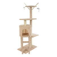 Katzenkratzbaum beige Polyester B/H/T: ca. 30x45x11 cm Katzenkratzbaum - beige (30,00/45,00/11,00cm)