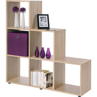Stufenregal Bergamo 1 Eiche Sonoma Nachbildung B/H/T: ca. 116x118x33 cm Bergamo 1 - Eiche (116,00/118,00/33,00cm)