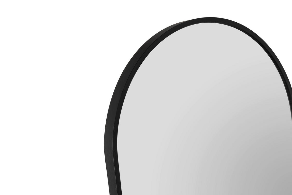Standspiegel Britt schwarz Metall B/H/T: ca. 40x160x3 cm Britt - schwarz (40,00/160,00/3,00cm)