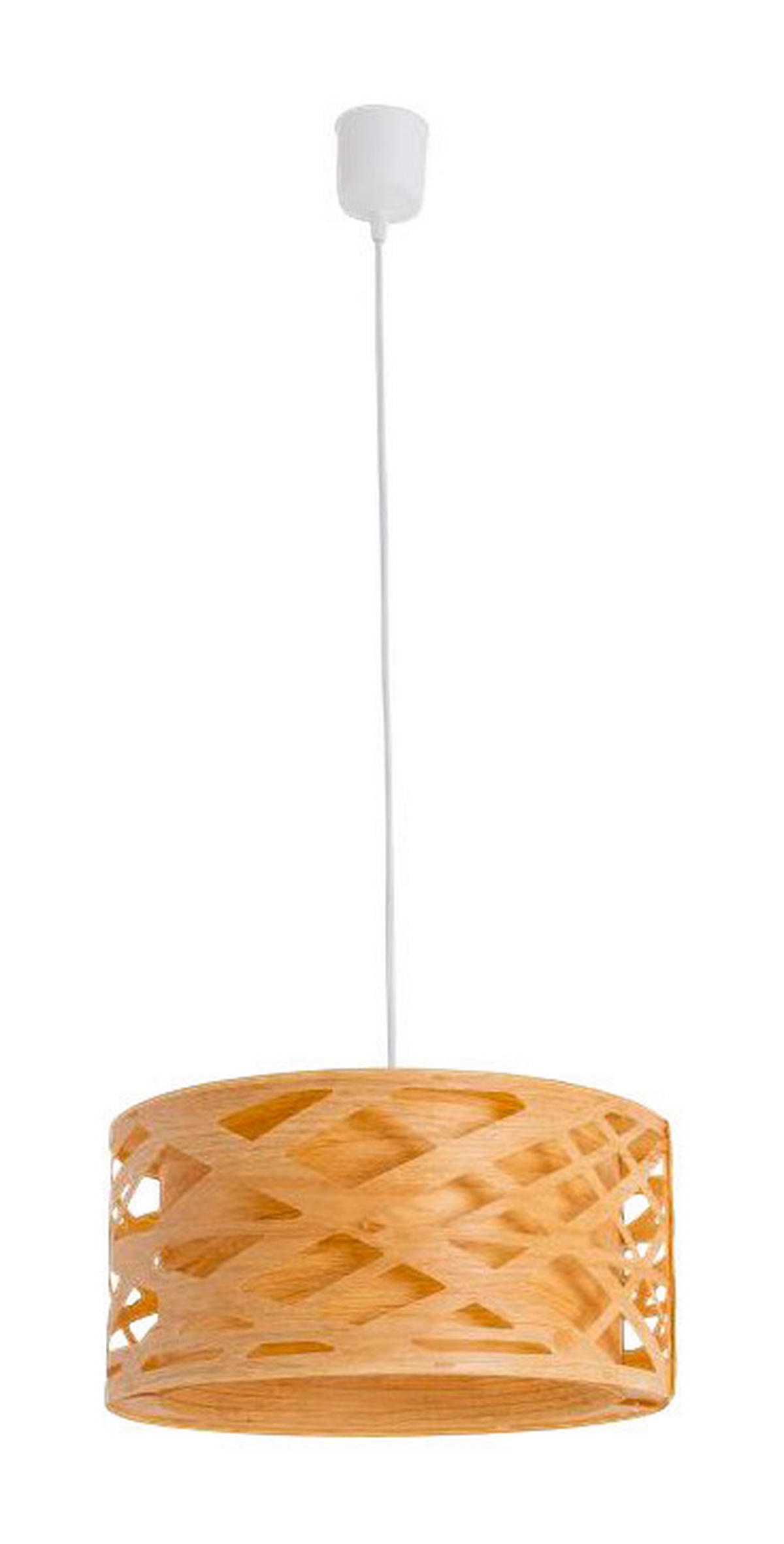 Näve Leuchten Pendelleuchte natur Bambus D: ca. 40 cm E27 1 Brennstellen Finja - natur (40,00cm) - Näve Leuchten