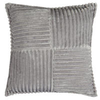 Dekokissen Dekokissen_Cord 45x45 silber - silber (45,00/45,00cm) - POCOline