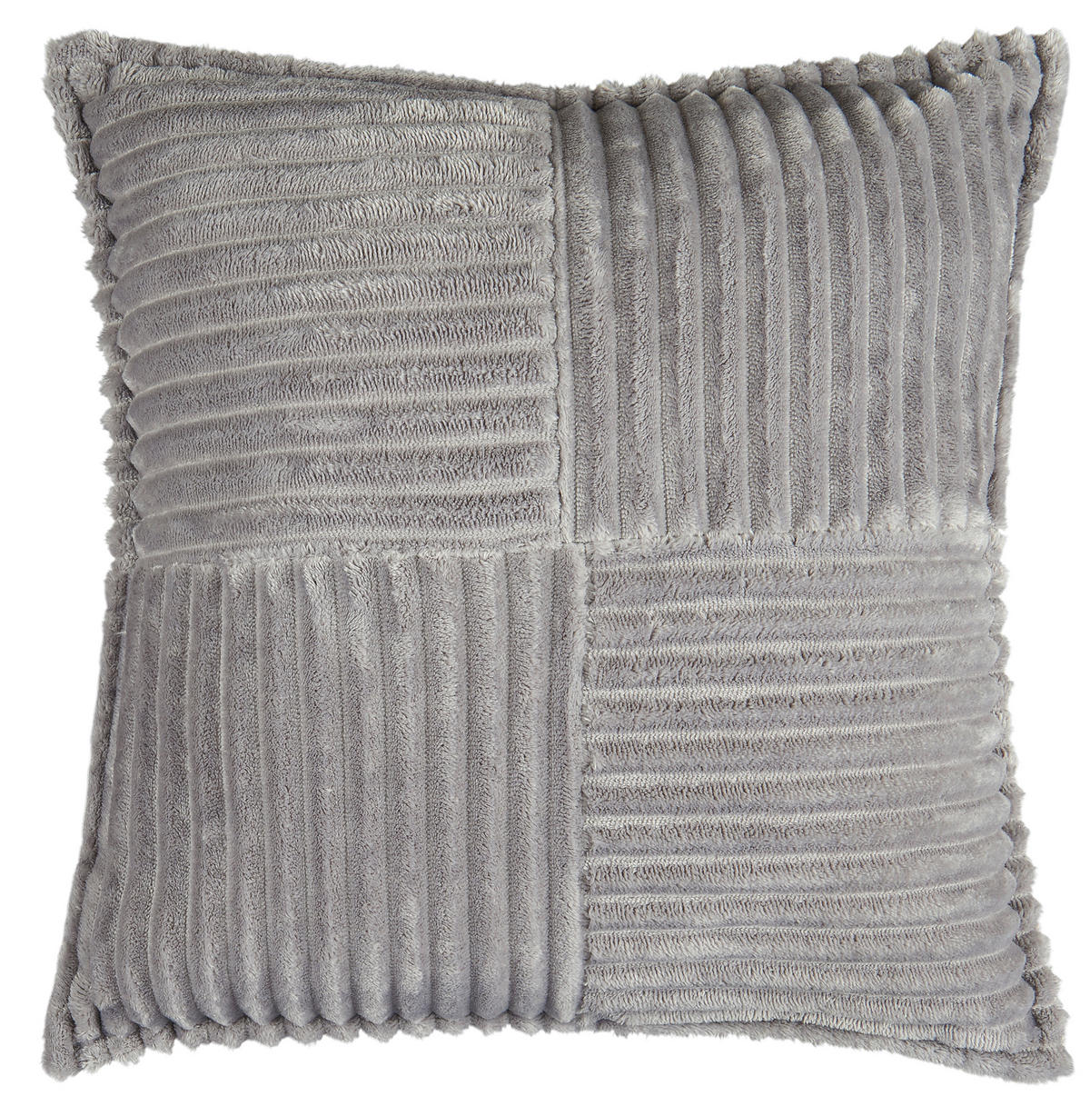 Dekokissen Dekokissen_Cord 45x45 silber - silber (45,00/45,00cm) - POCOline