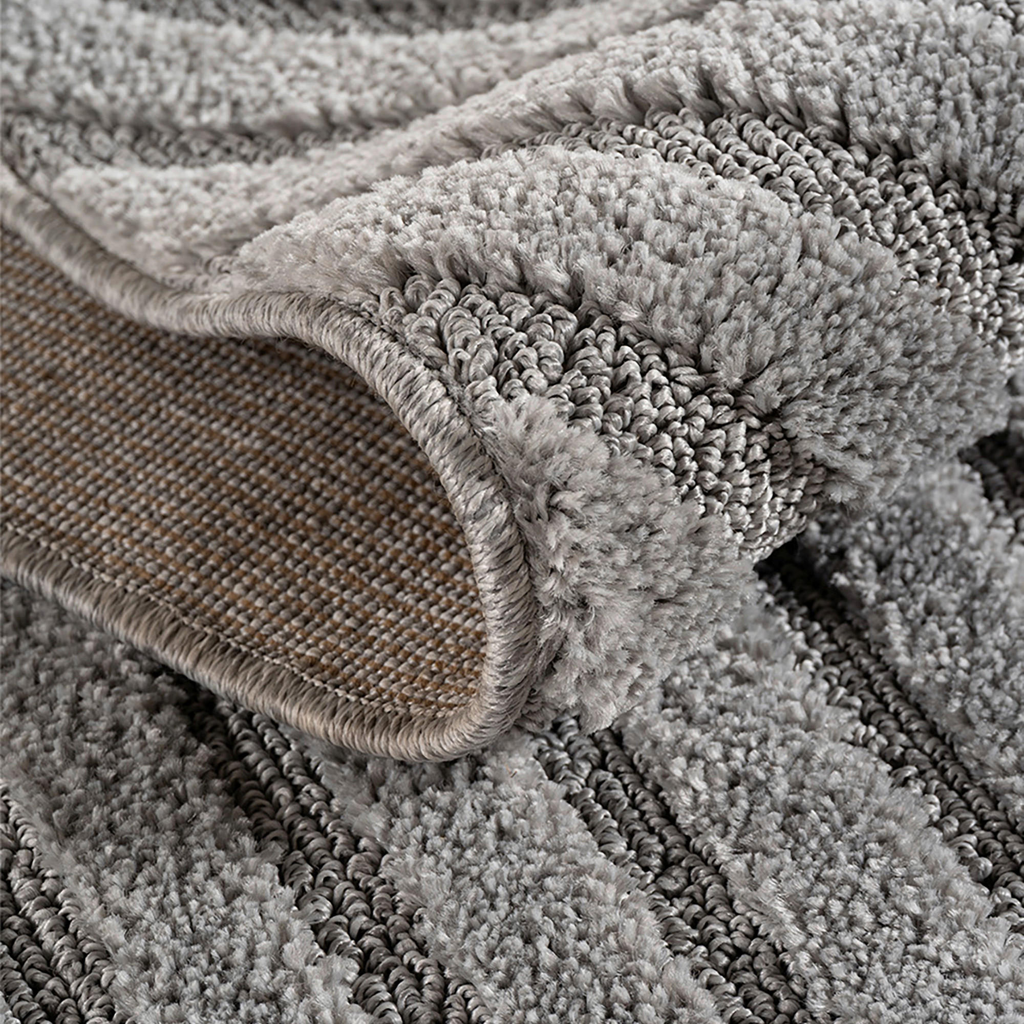 Thumbnail - Ayyildiz Kurzflorteppich ART silber B/H/L: ca. 120x0,8x120 cm