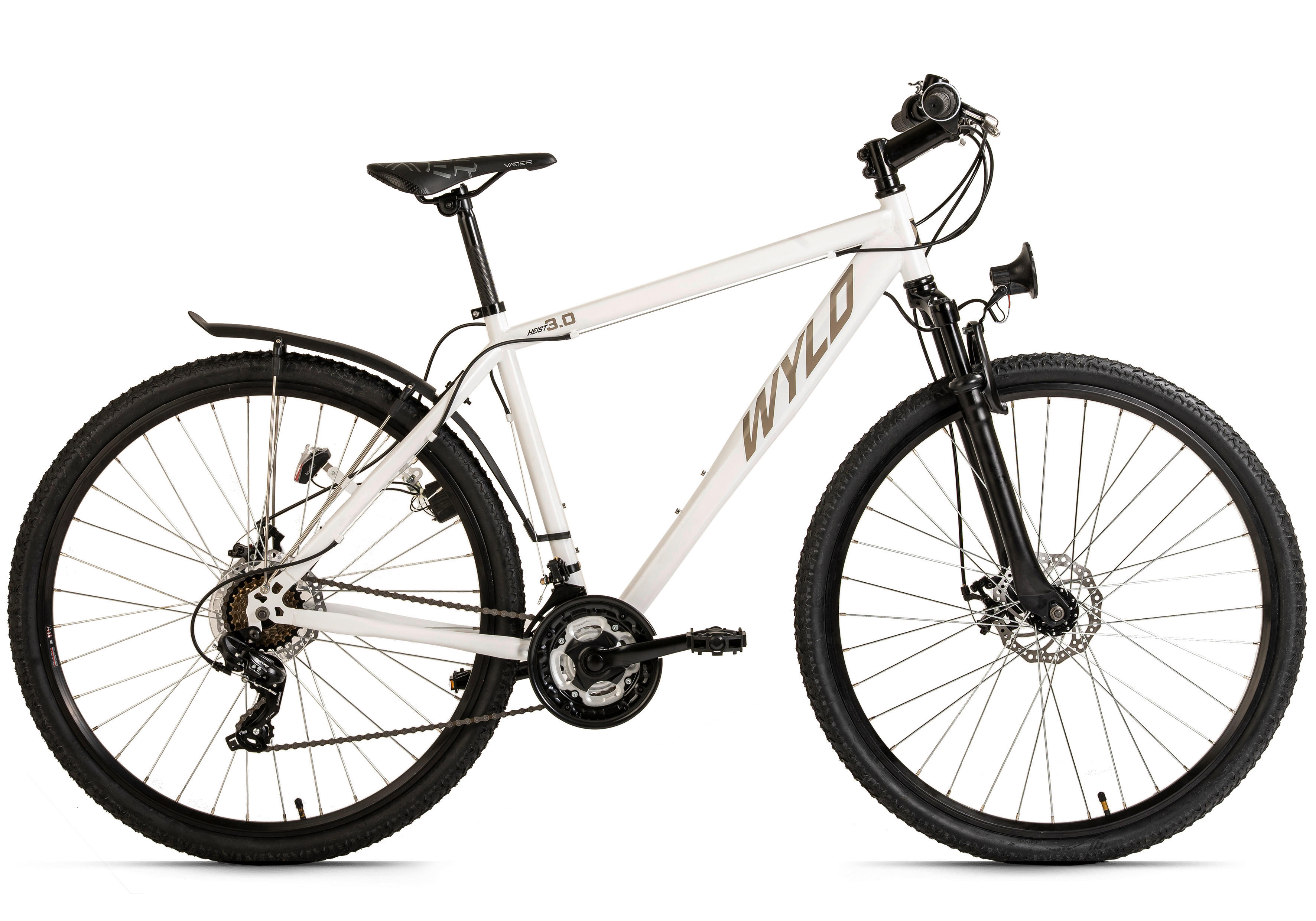 WYLD Mountain-Bike Heist Heist 29 Zoll Rahmenhöhe 51 cm 21 Gänge weiß weiß ca. 29 Zoll Heist - weiß (143,00/23,00/82,00cm) - WYLD