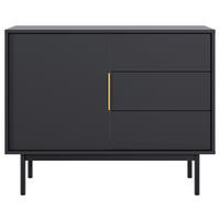 Kommode VIVA schwarz B/H/T: ca. 104x82x39 cm VIVA - schwarz (104,00/82,00/39,00cm) - WIPMEB
