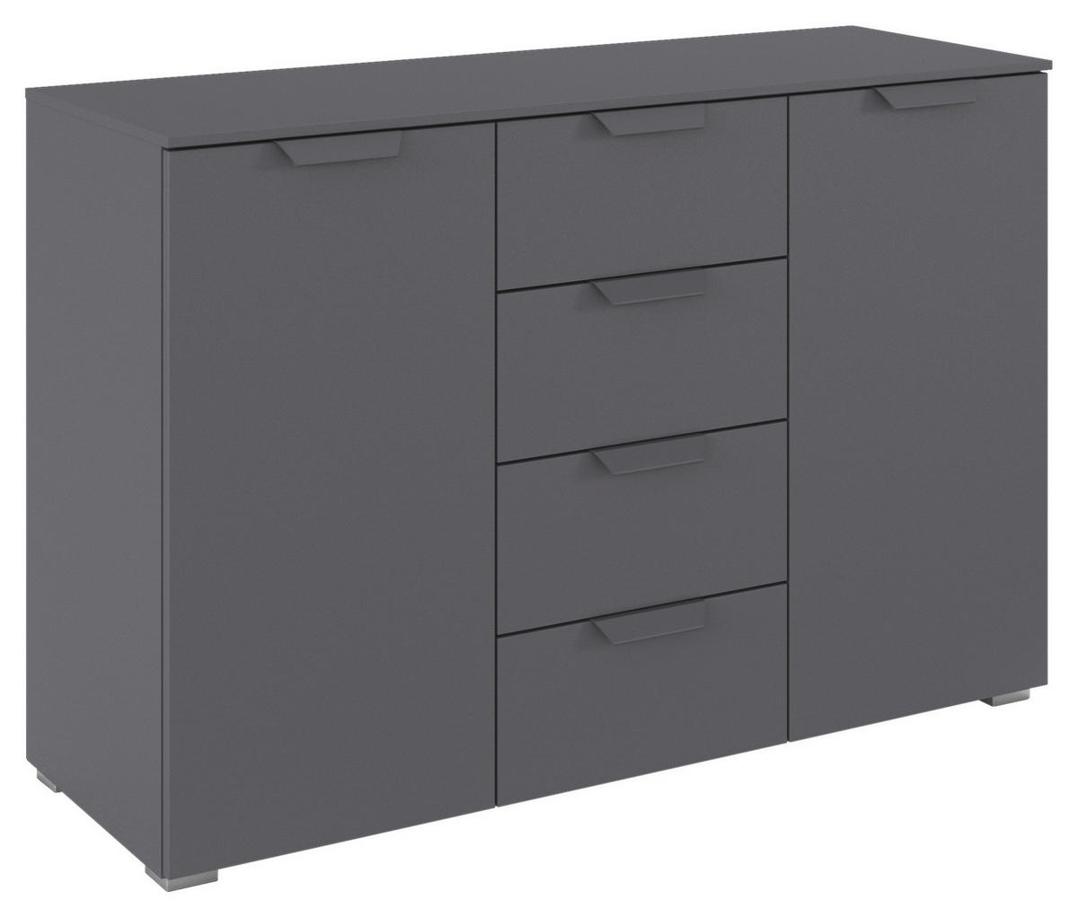 Kommode Aditio grau B/H/T: ca. 120x81x42 cm Aditio - grau (120,00/81,00/42,00cm)