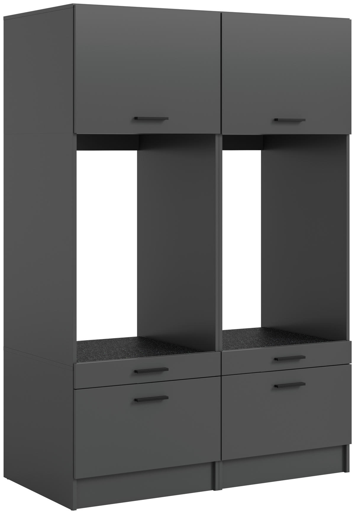 Waschmaschinenumbauschrank Free anthrazit B/H/T: ca. 133x195x68 cm Free - anthrazit (133,00/195,00/68,00cm) - xonox.home