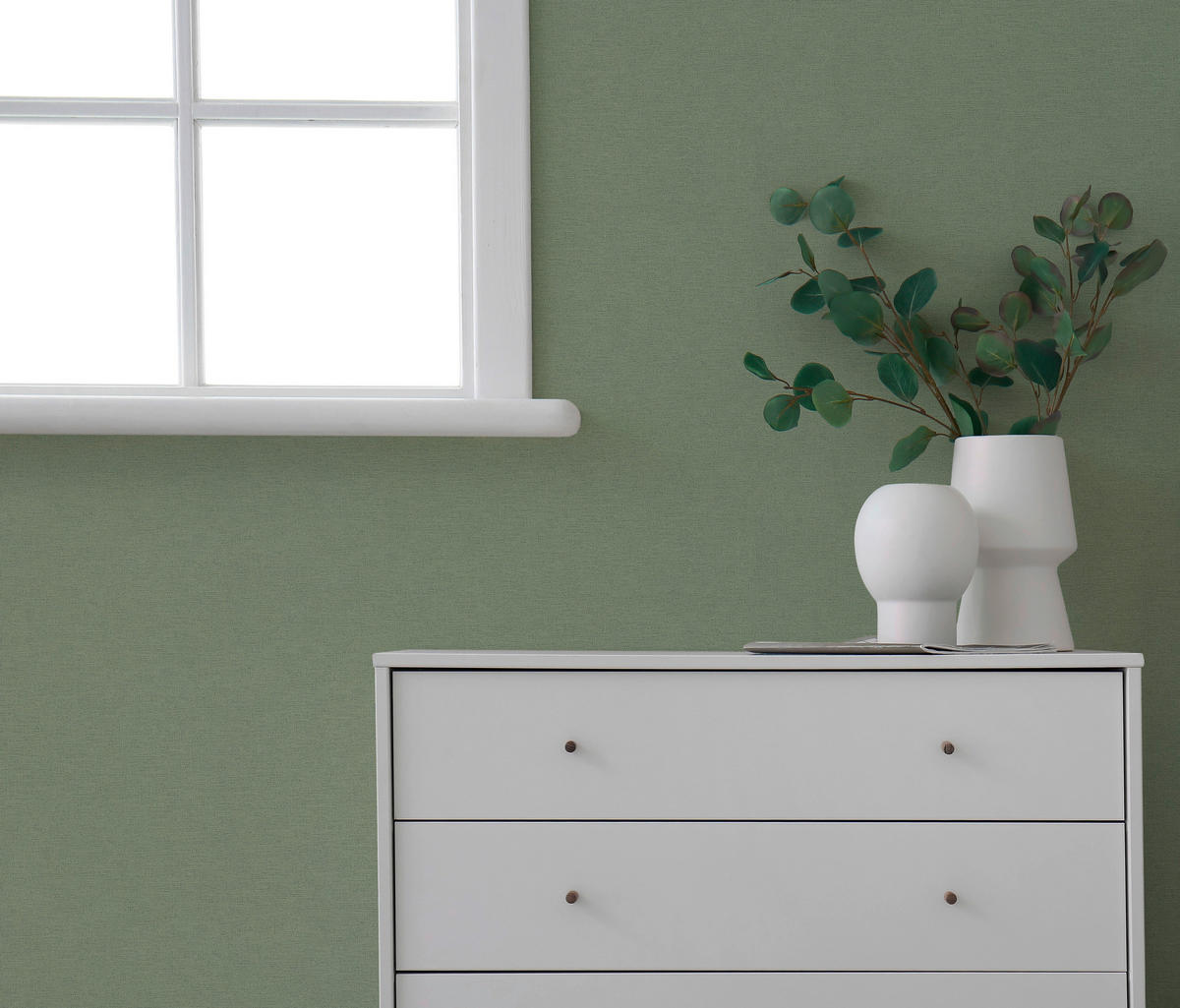 A.S.Creation Vliestapete grün B/H/D: ca. 53x1005x8,6 cm Vliestapete - grün (8,60/1005,00cm) - A.S.Creation