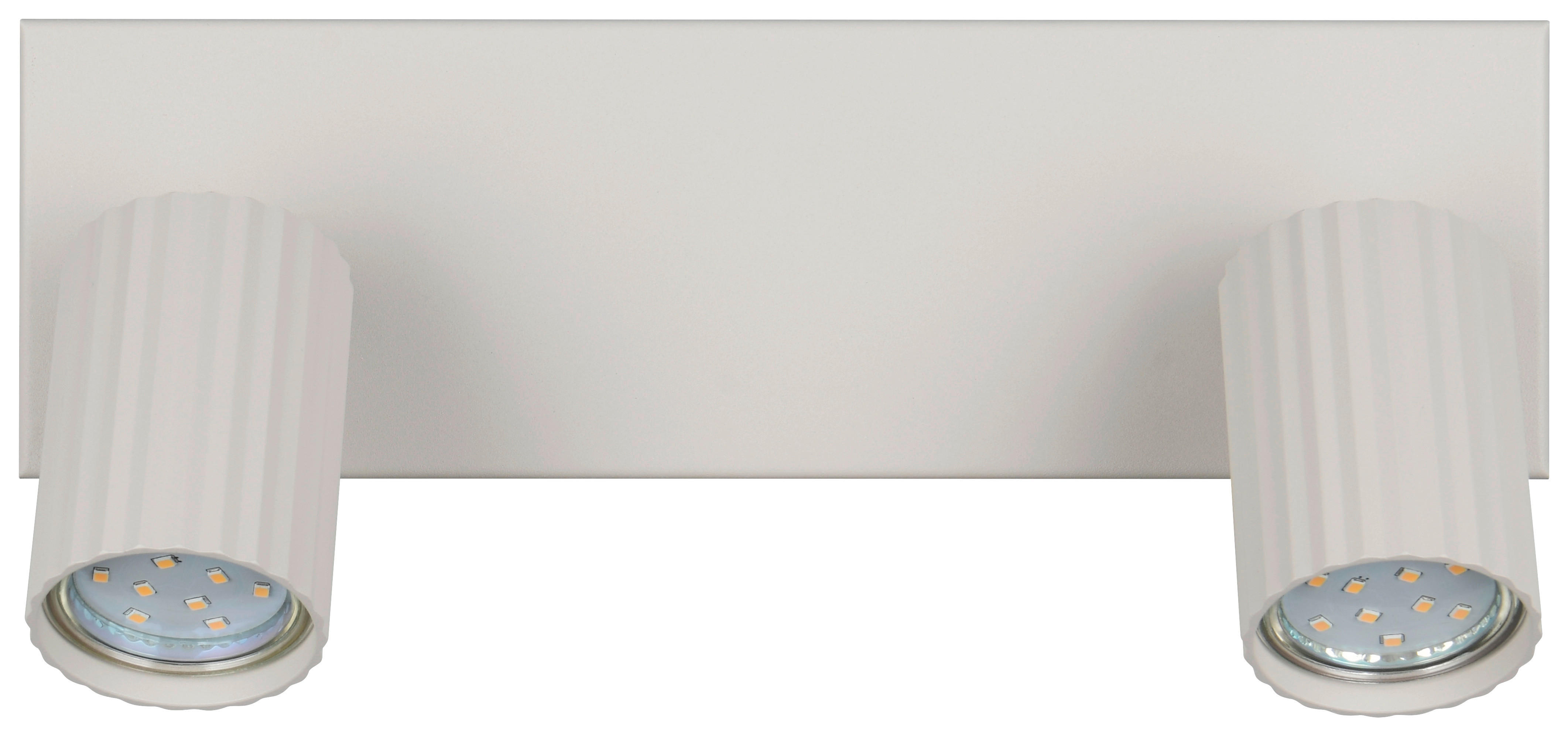 Reality Leuchten Spots grau Metall B/H/L: ca. 30x14,5x9 cm GU10 2 Brennstellen Spot_Soka_2 - grau (9,00/30,00/14,50cm) - Reality Leuchten