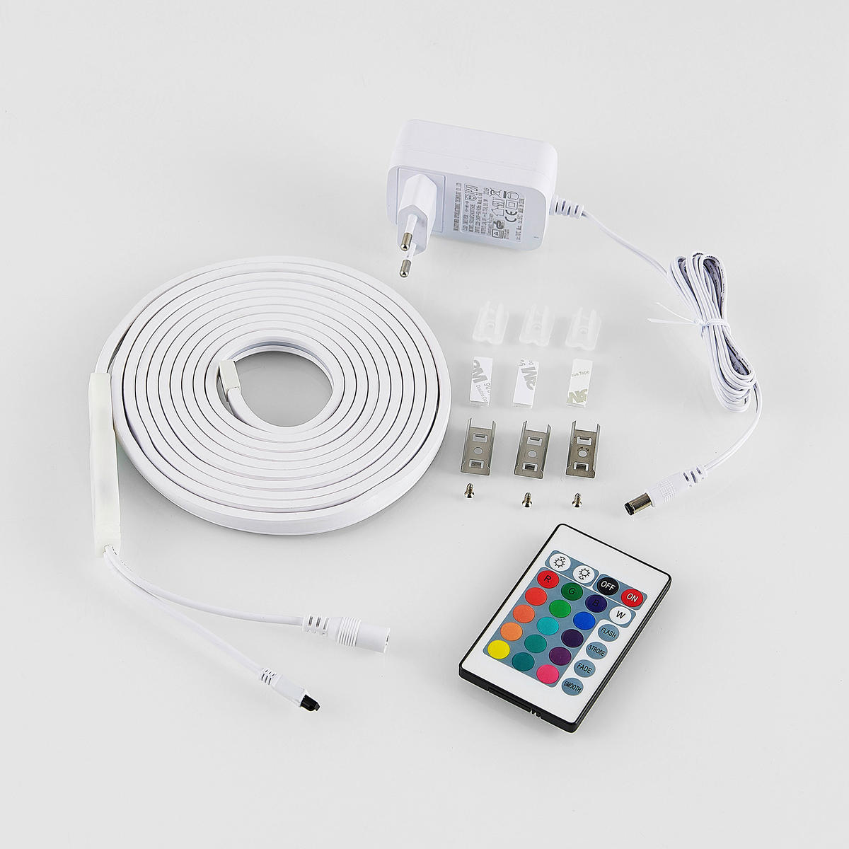 Lichtband weiß Kunststoff B/L: ca. 1x300 cm LED-Lichtband_Neon - weiß (1,00/300,00cm)