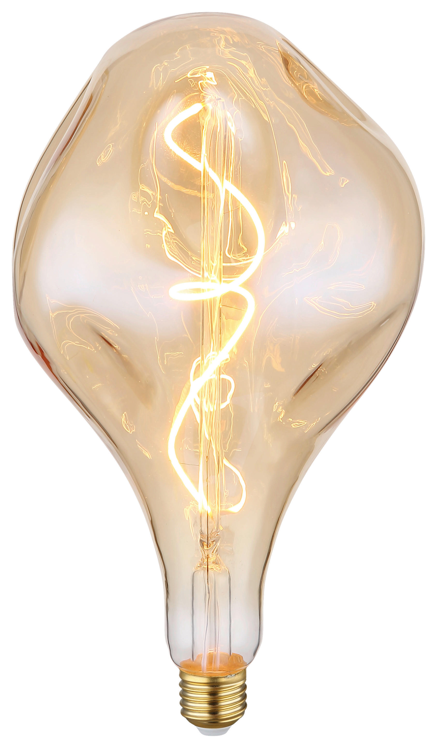 GLOBO LED-Leuchtmittel E27 LED - LEUCHTMITTEL - messing/amber (16,50/28,00cm) - GLOBO