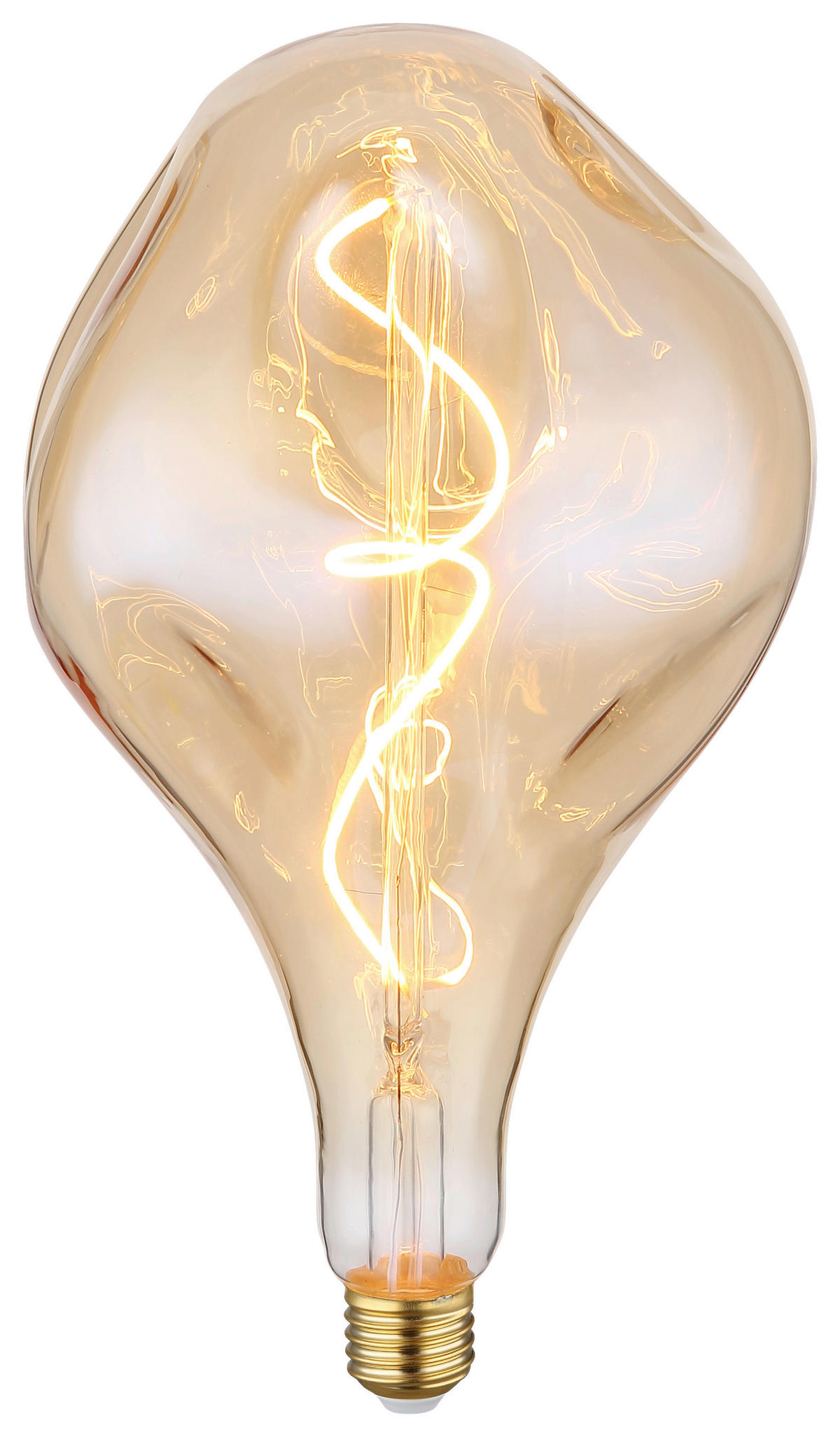 GLOBO LED-Leuchtmittel E27 LED - LEUCHTMITTEL - messing/amber (16,50/28,00cm) - GLOBO