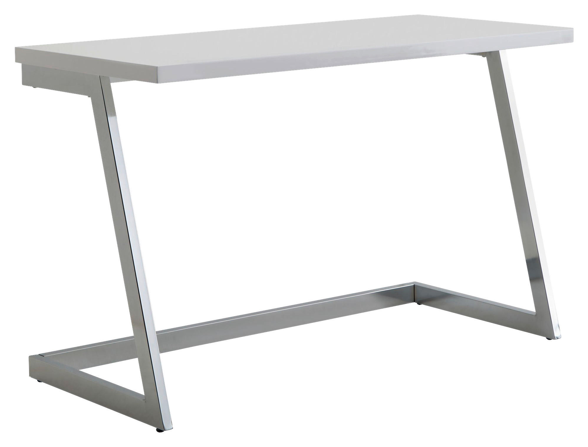 Schreibtisch weiß B/H/T: ca. 120x76x55 cm Schreibtisch - weiß (120,00/76,00/55,00cm) - Wohnling