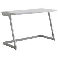Schreibtisch weiß B/H/T: ca. 120x76x55 cm Schreibtisch - weiß (120,00/76,00/55,00cm) - Wohnling