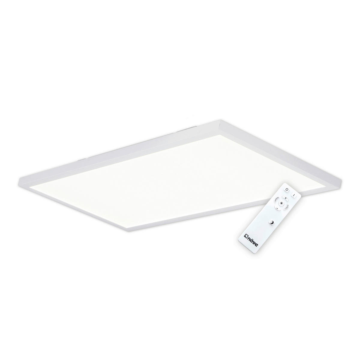 Näve Leuchten Deckenleuchte 1348723 weiß Metall Kunststoff B/H/T: ca. 30x5x60 cm null 1 Brennstellen Salta - weiß (30,00/5,00/60,00cm) - Näve Leuchten