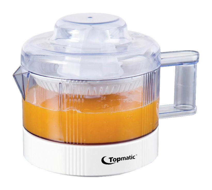 Topmatic Zitruspresse CP-120 weiß ca. 0,5 l Zitruspresse - weiß (500ml) - Topmatic