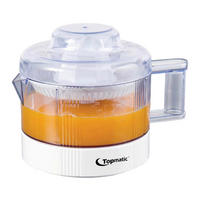 Topmatic Zitruspresse CP-120 weiß ca. 0,5 l Zitruspresse - weiß (500ml) - Topmatic