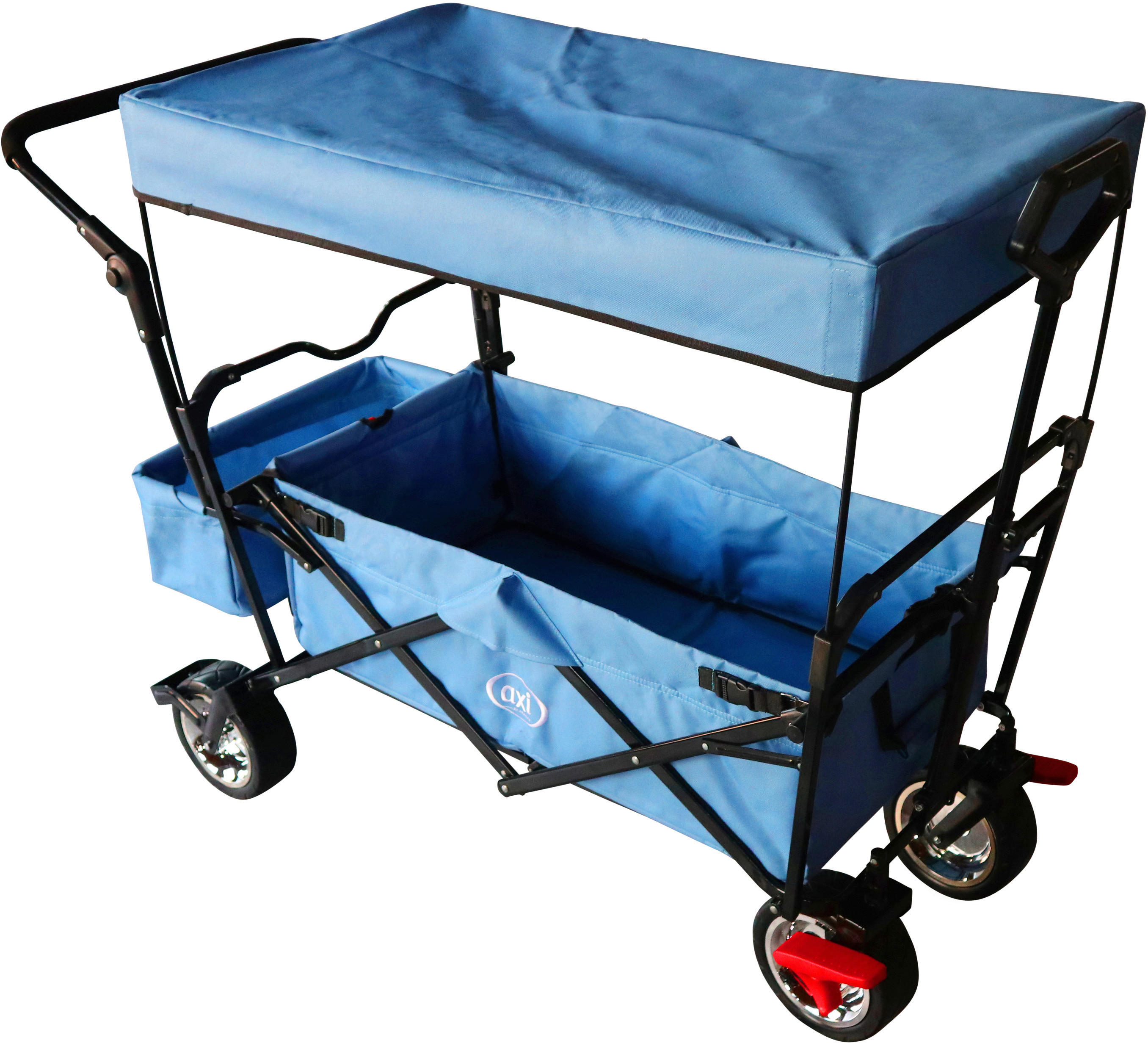 AXI Bollerwagen AB210 grau B/H/L: ca. 59x102x134 cm AB210 - grau (134,00/59,00/102,00cm) - AXI