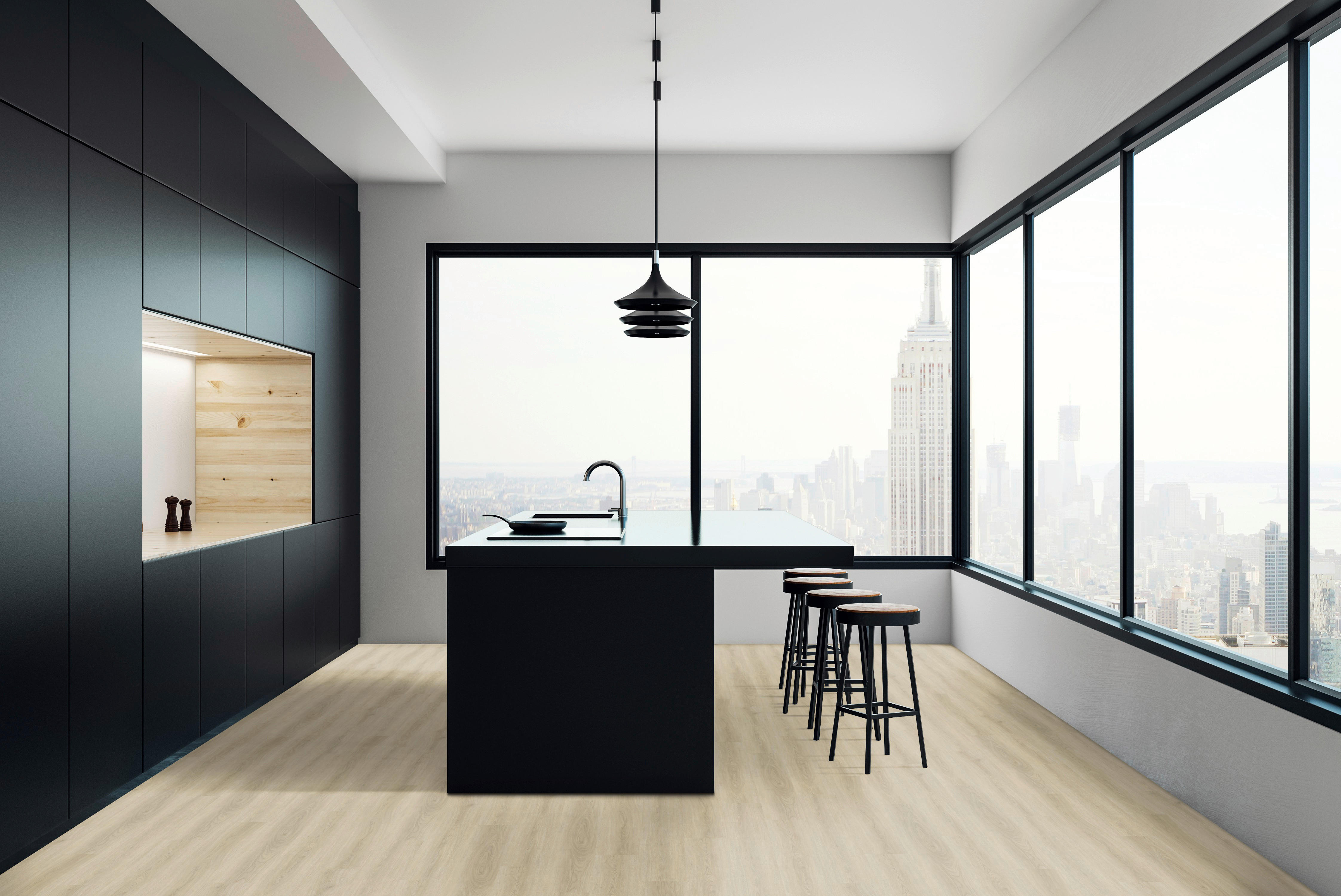 Vinylplanke Bright Oak, ca. 1,115 m² im Paket B/L: ca. 15,24x91,44 cm Bright Oak, ca. 1,115 m² im Paket - Eiche (15,24/91,44cm)