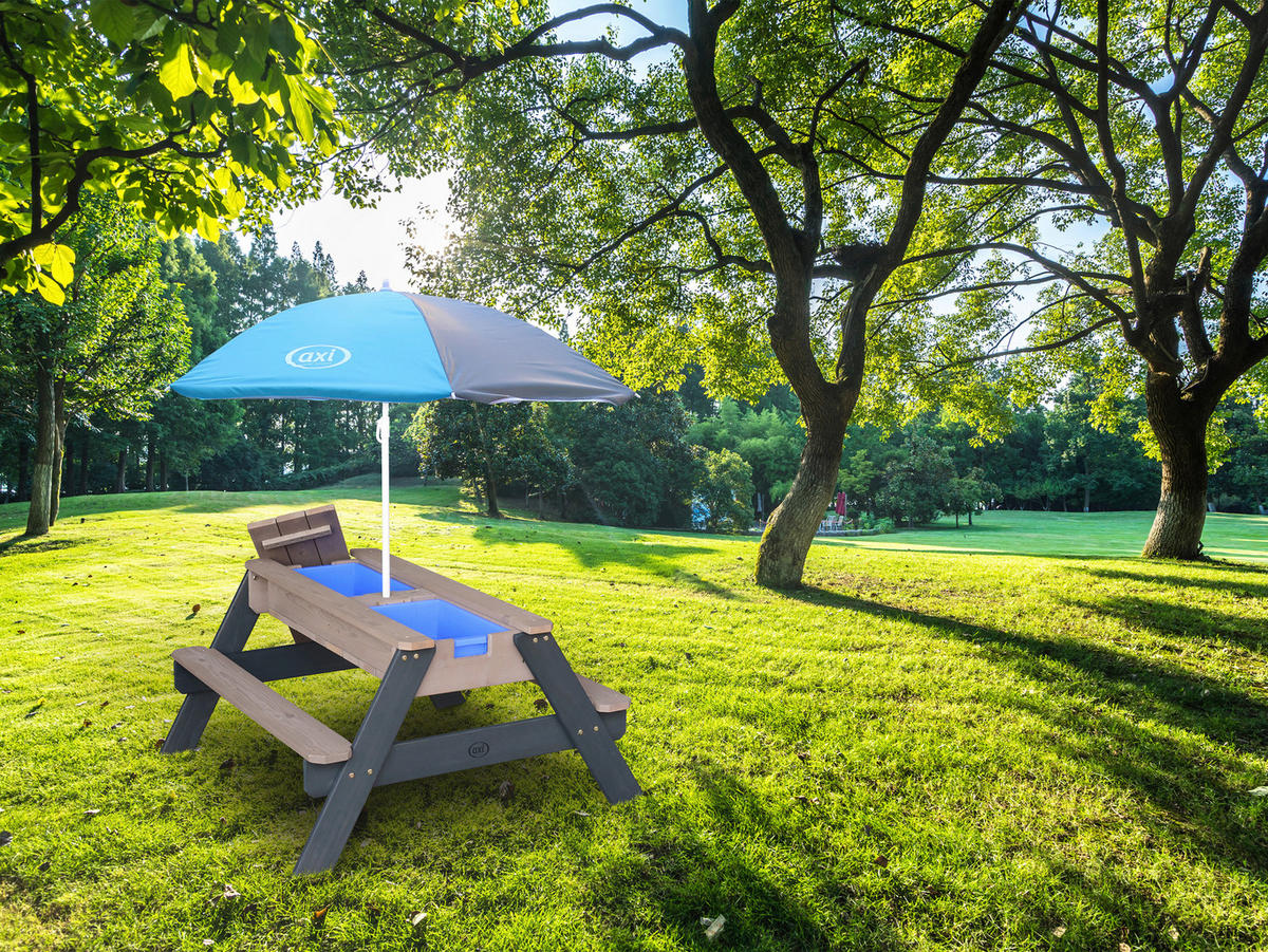 AXI Sand & Wassertisch Nick anthrazit B/H/L: ca. 98x49x95 cm Nick - blau/anthrazit (95,00/98,00/49,00cm) - AXI