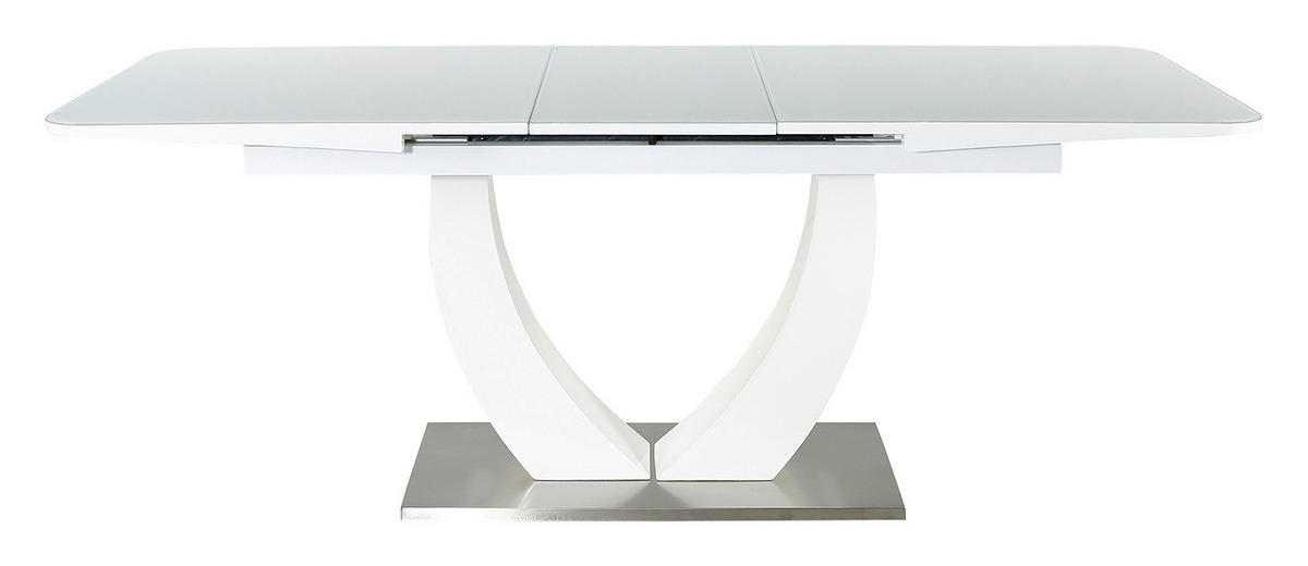Esstisch  weiß Hochglanz B/H/T: ca. 160x76x90 cm Ulm_Esstisch - weiß (160,00/76,00/90,00cm)