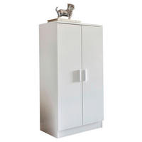 Schuhschrank weiß B/H/T: ca. 55x108x35 cm Schuhschrank - weiß (55,00/108,00/35,00cm) - Wohnling