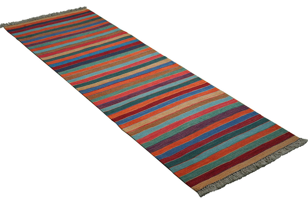 PersaTepp Teppich Kelim Gashgai multicolor B/L: ca. 61x201 cm Kelim Gashgai - multicolor (61,00/201,00cm) - PersaTepp