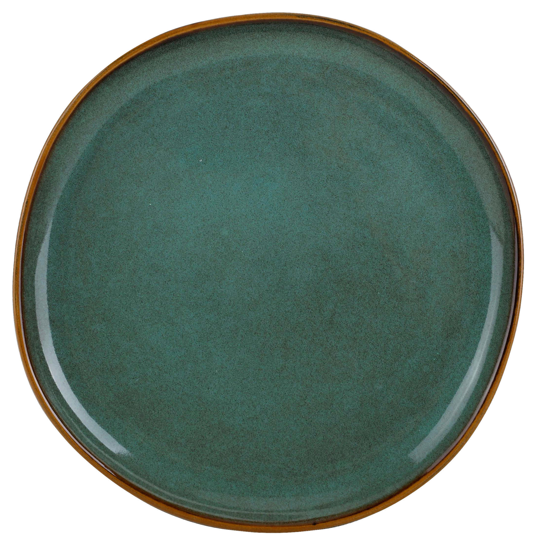 Dessertteller grün Steinzeug D: ca. 20,5 cm Dessertteller_Organic - grün (20,50cm)
