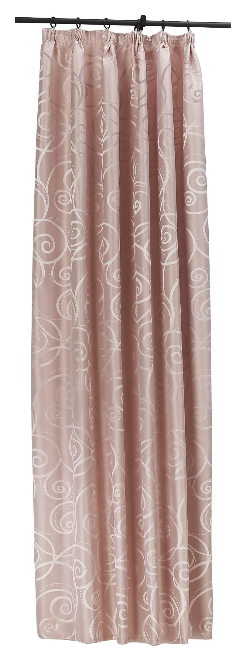 silver edition Dekovorhang Triest rosé B/H: ca. 140x175 cm Triest - rosé (140,00/175,00cm) - silver edition