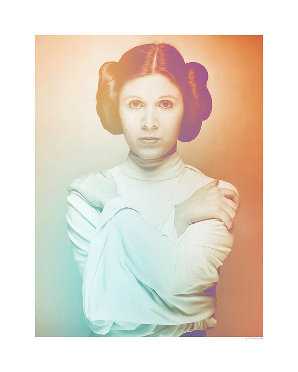 Komar Poster Star Wars Classic Icons Color Leia Star Wars - Classic B/L: ca. 40x50 cm Star Wars Classic Icons Color Leia - (40,00/50,00cm) - Komar