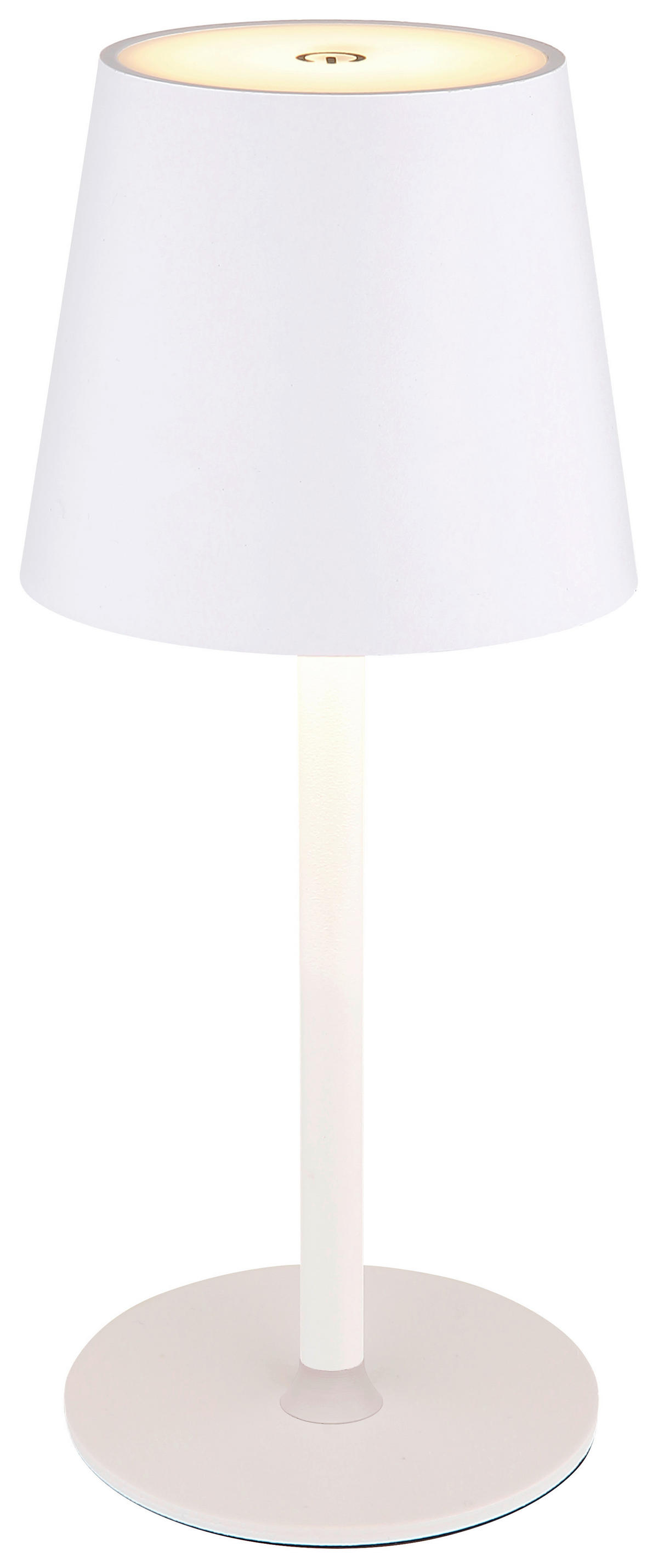 Tischleuchte weiß H/D: ca. 36x10,6 cm Akku-Tischleuchte weiß - weiß (10,60/36,00cm) - GLOBO