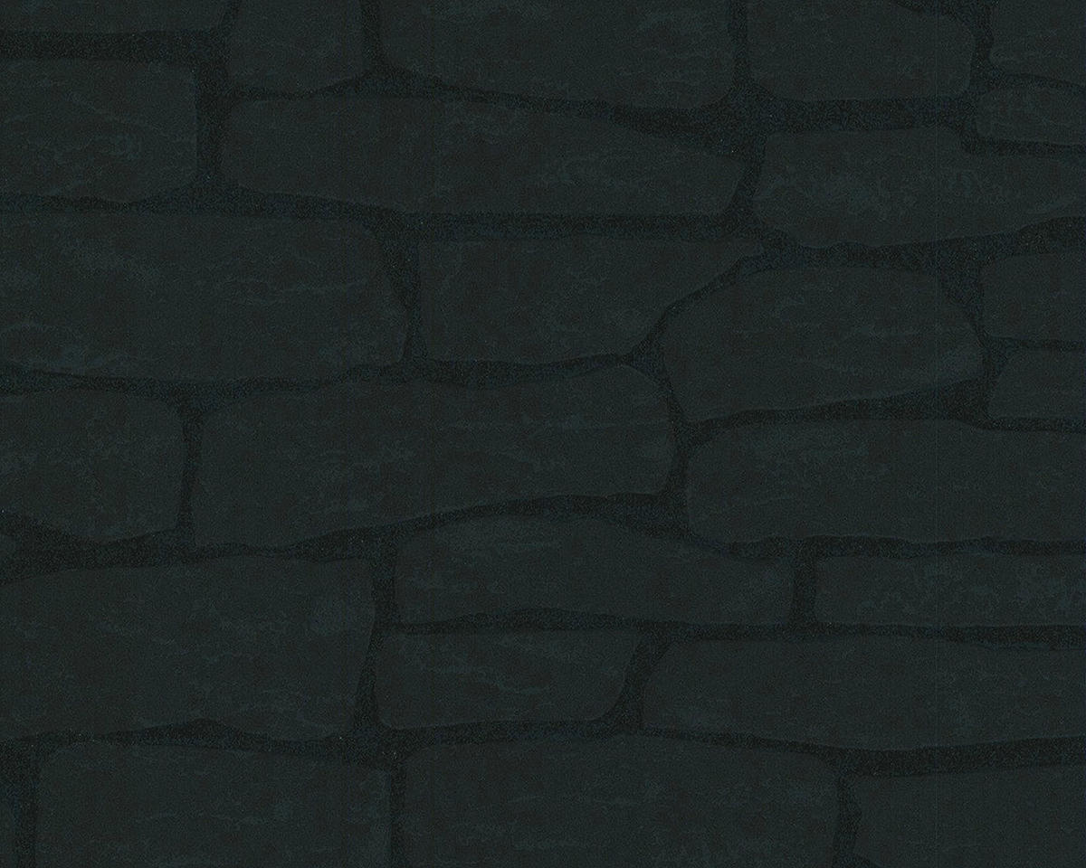 Vliestapete Steinoptik schwarz B/L: ca. 53x1005 cm Vliestapete_1395-11 VW10 - schwarz (53,00/1005,00cm)
