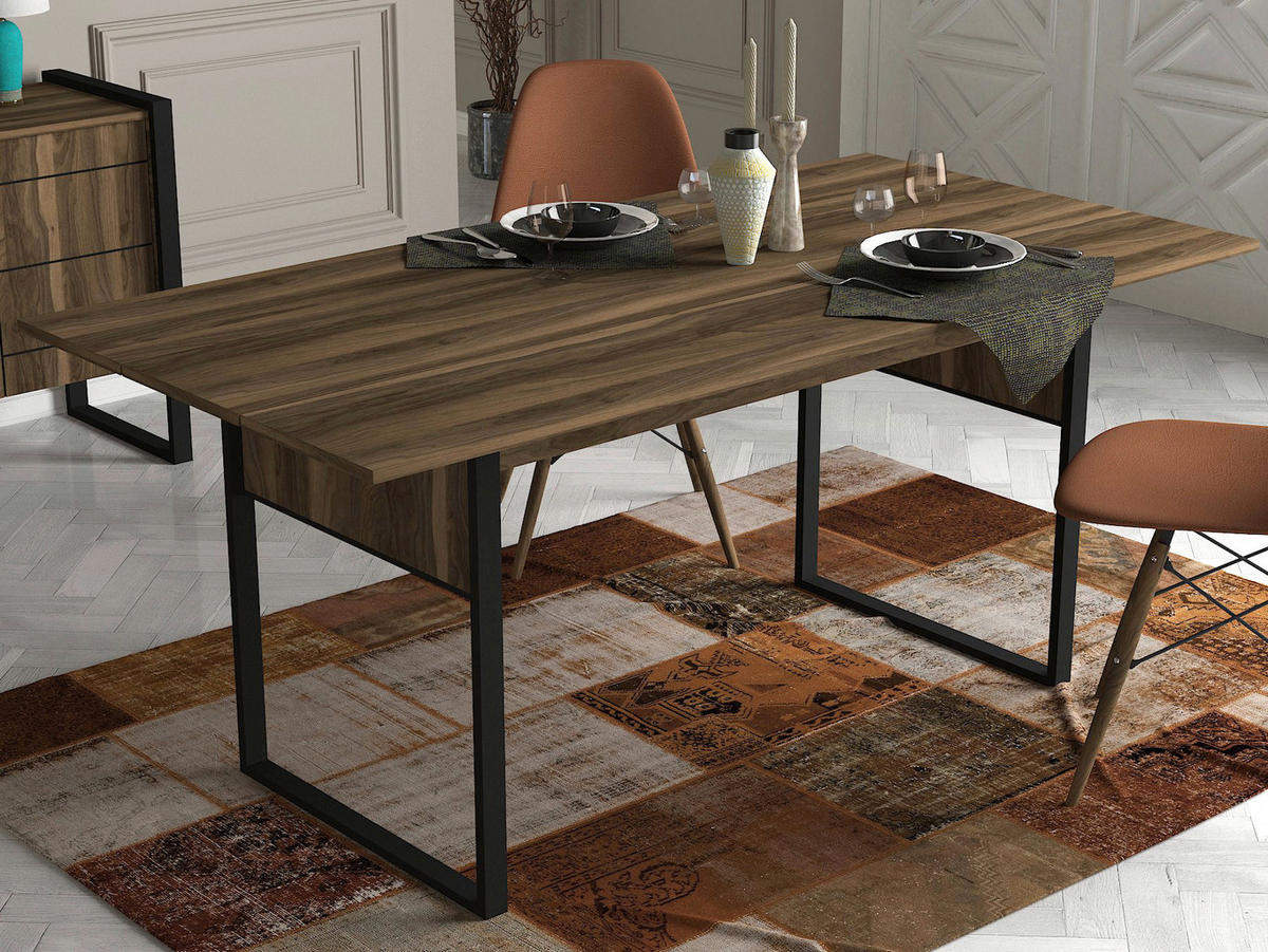 Esstisch Lost walnuss Nachbildung B/H/T: ca. 180x78x97 cm Lost - walnuss (180,00/78,00/97,00cm) - moebel17