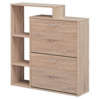 Schuhkipper Eiche Sonoma Nachbildung B/H/T: ca. 24x93x85 cm Schuhkipper - Eiche (24,00/93,00/85,00cm) - Wohnling