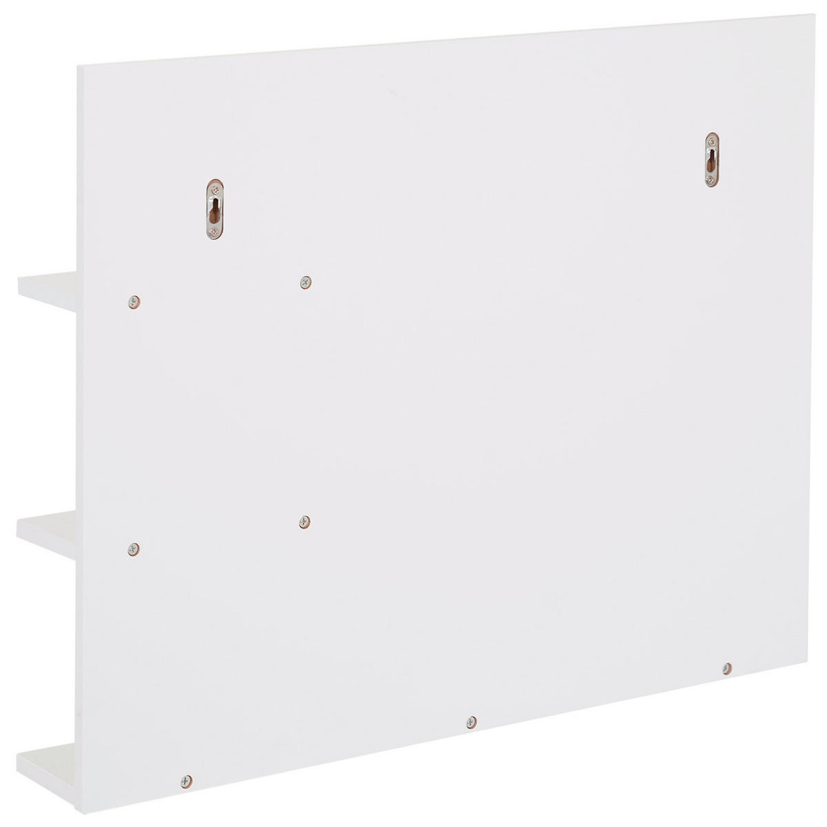 Badspiegel 834-207 weiß B/H/T: ca. 60x48x10 cm 834-207 - weiß (60,00/48,00/10,00cm) - kleankin