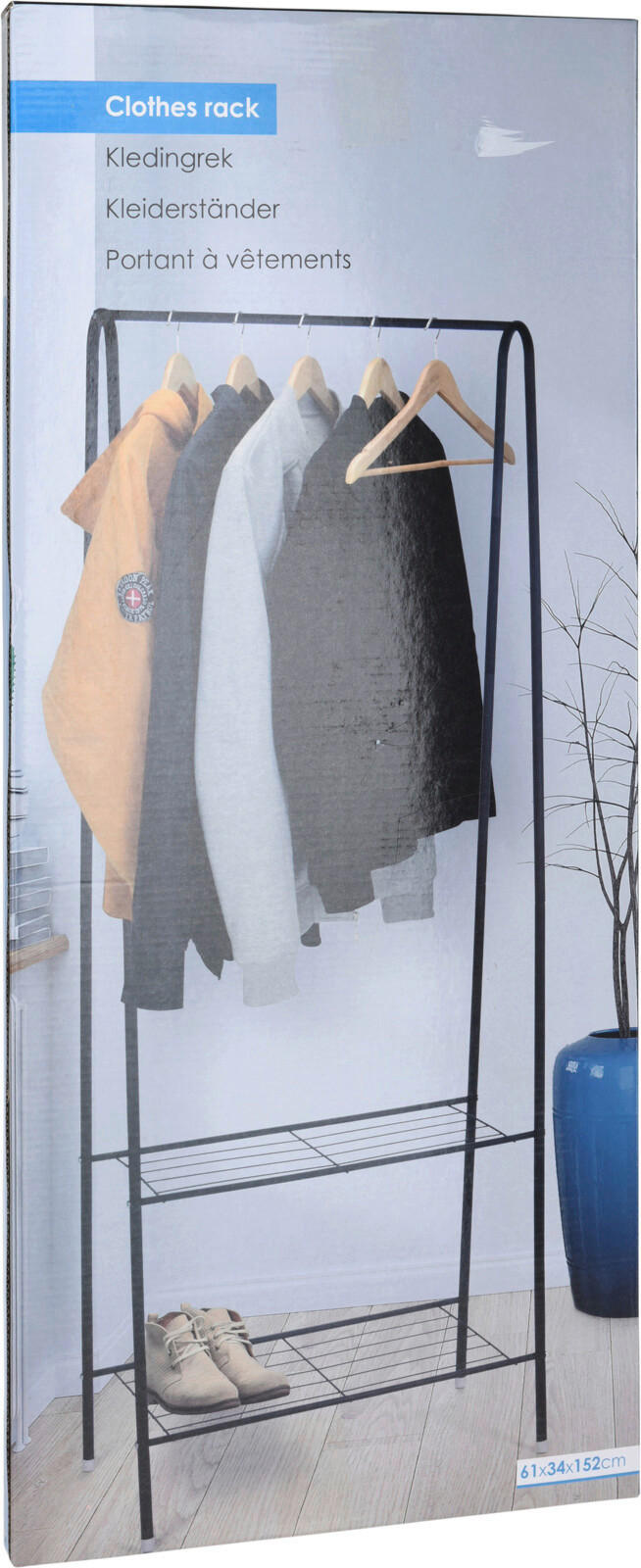 Thumbnail - Kleiderständer schwarz Metall