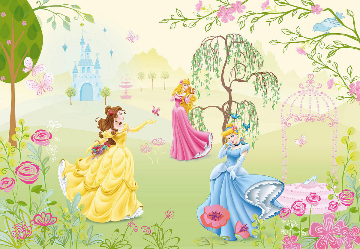 Komar Fototapete Princess Garden B/L: ca. 184x127 cm Princess Garden - (184,00/127,00cm) - Komar