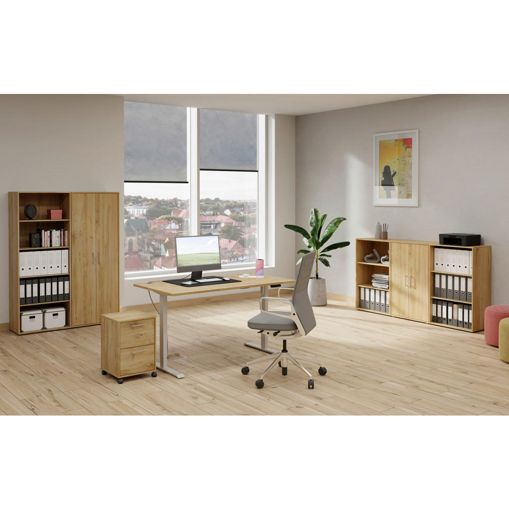 Thumbnail - höhenverstellbarer Schreibtisch B/H/T: ca. 120x116x80 cm