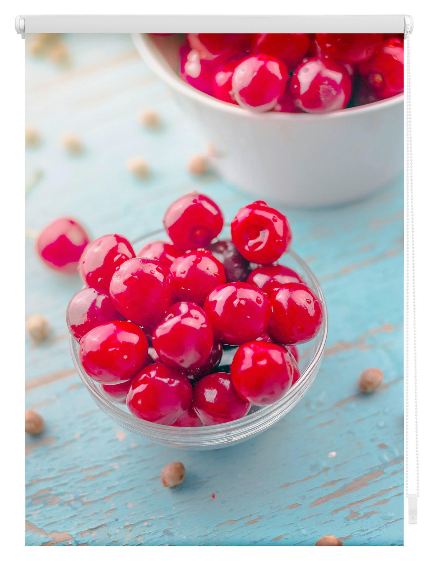 Thumbnail - LICHTBLICK Verdunkelungsrollo Kirschen rot B/L: ca. 70x150 cm