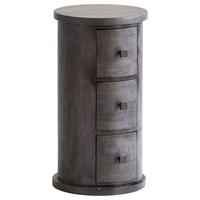 Sideboard schwarz B/H/T: ca. 34x65x34 cm Sideboard - schwarz (34,00/65,00/34,00cm) - Wohnling