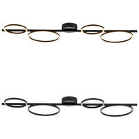 Just Light LED Deckenleuchte schwarz Metall H/L: ca. 7x120 cm 1 Brennstellen LED_Deckenleuchte_Mini-Ritus - schwarz (120,00cm) - Just Light