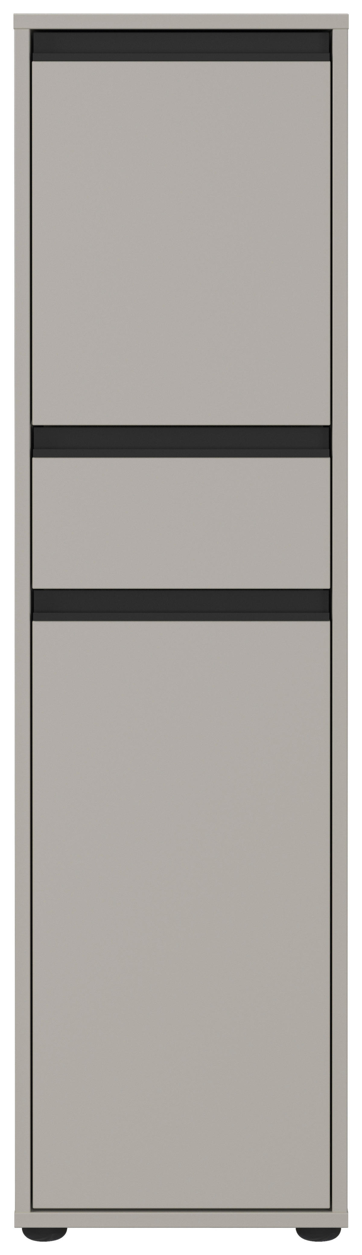 Schrank 2201-186 steingrau B/H/T: ca. 33x121x34 cm 2201-186 - steingrau (33,00/121,00/34,00cm) - Germania